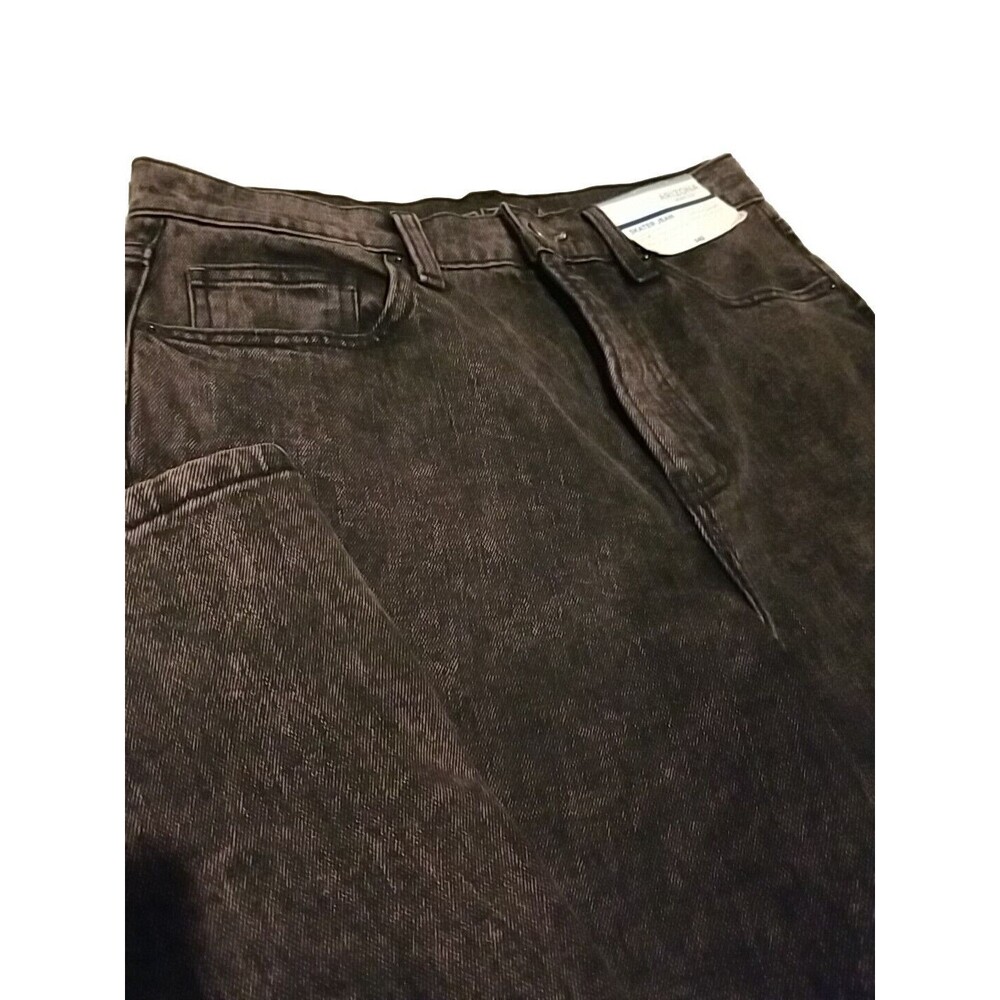 Black Washed Skater Jeans, Highest Rise Sz 7